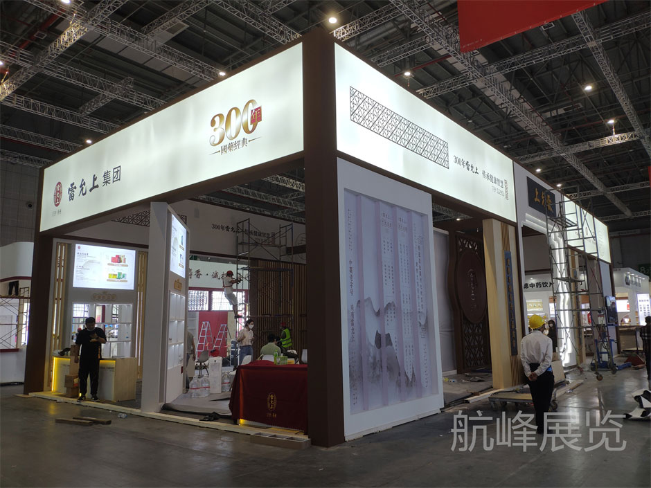 雷允上展臺(tái)搭建現(xiàn)場(chǎng)